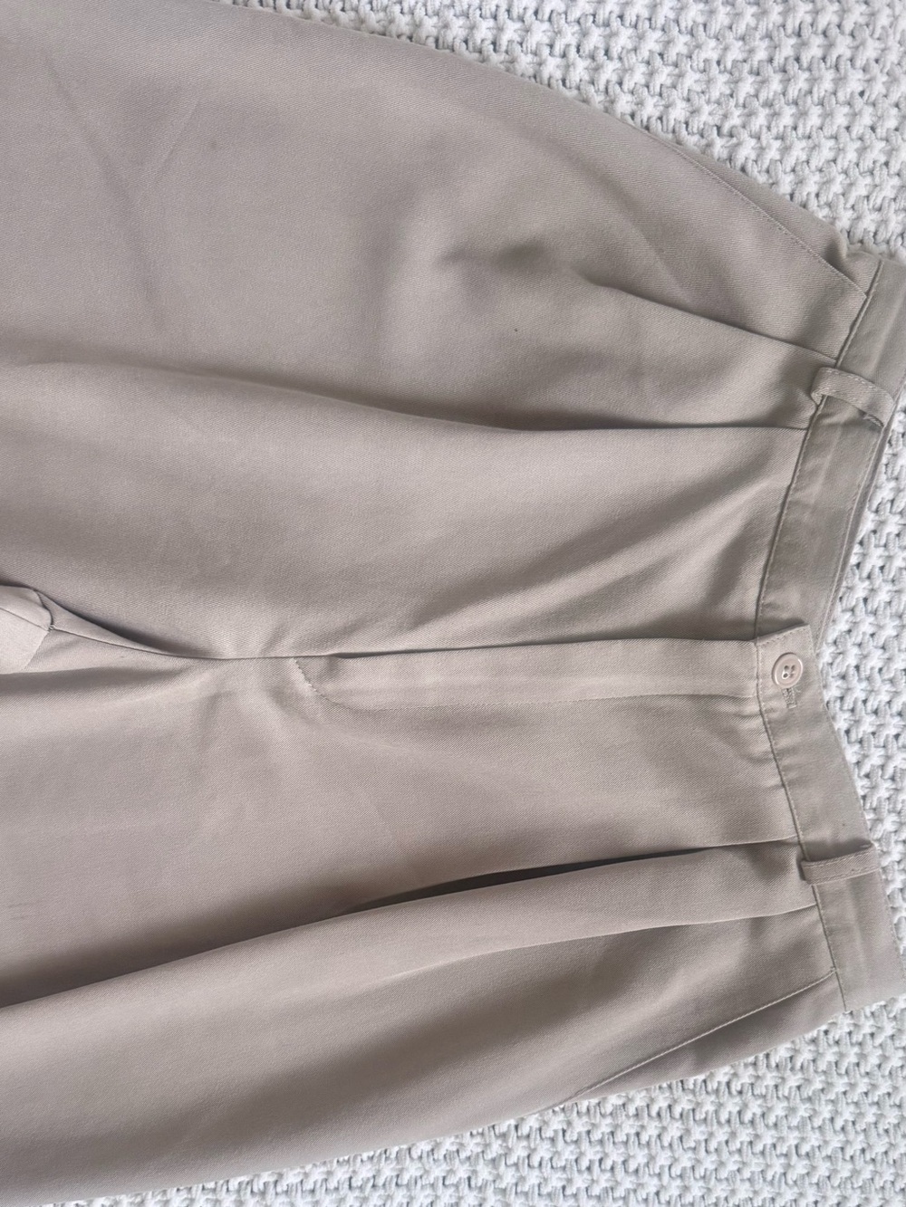 Casual Corner Annex Vintage high-waisted women pants Beige / Light Taupe size 4 - Picture 4 of 11